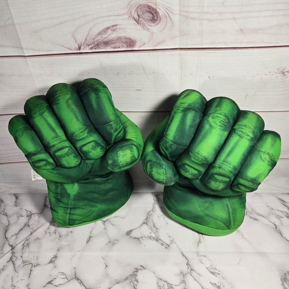 Hulk Hands Plush Costume Gloves Superhero Toys‎ Collectible